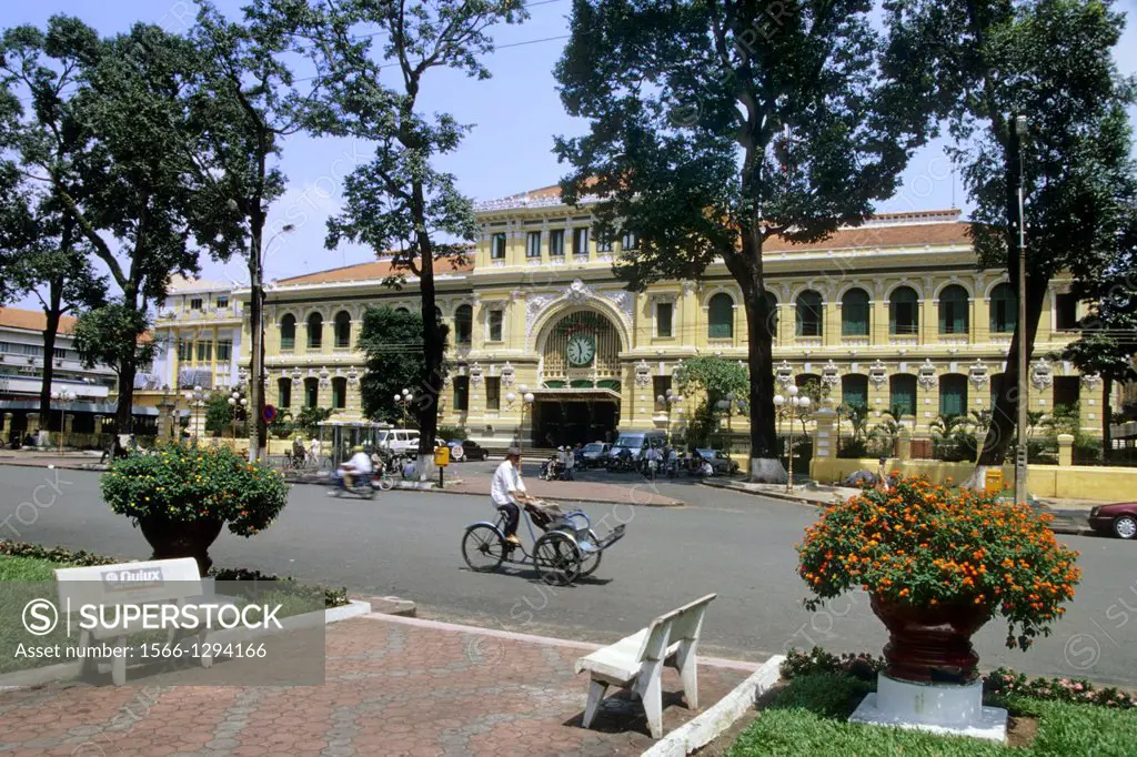Saigon; Ho Chi Minh City; Center Post Office; Vietnam.