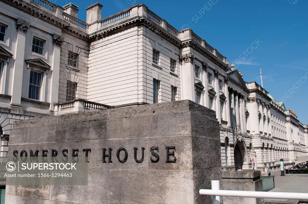 Somerset House, south facade, London, UK.