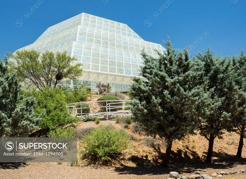 Oracle, Arizona USA- The unique and controversial Biosphere 2 facility used to study the prospects for space colonization.