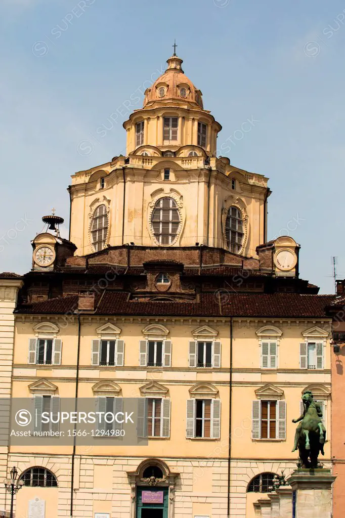 Real Chiesa di San Lorenzo in Turin Italy.