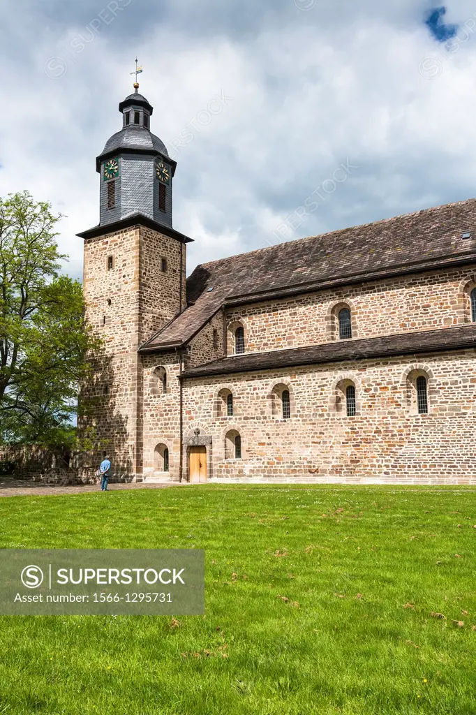Medieval monastery of Lippoldsberg, Hesse, Germany, Europe