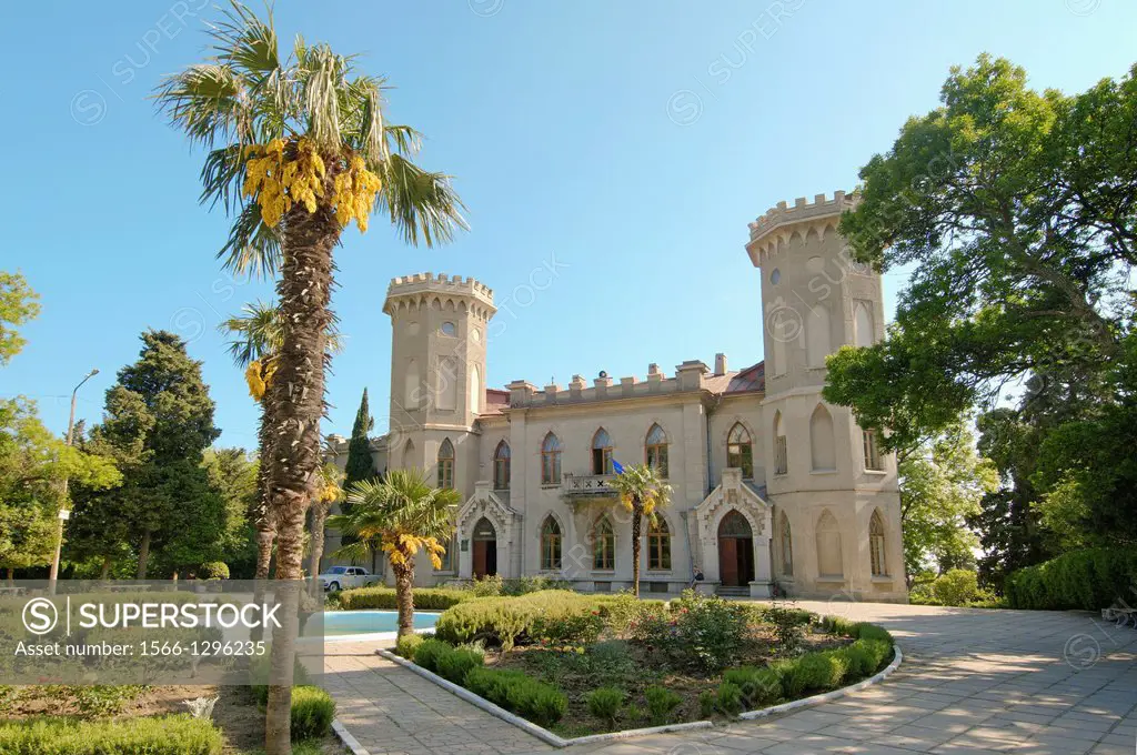 Palace of the Countess Panina, Palace Golitsyn or Palace Gaspra, sanatorium Yasnaya Polyana (Bright Glade), The Greater Yalta, Crimea, Ukraine, Easter...