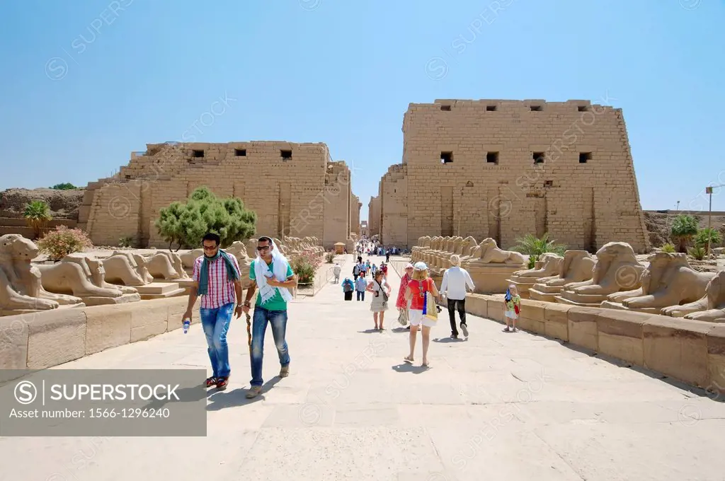 Karnak Temple Complex, Luxor (Thebes), Egypt, Africa.