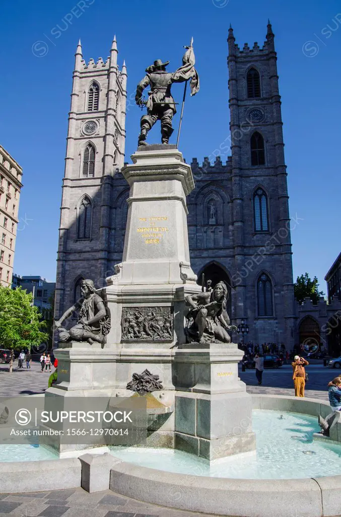 Notre-dame Basilica of Montreal.