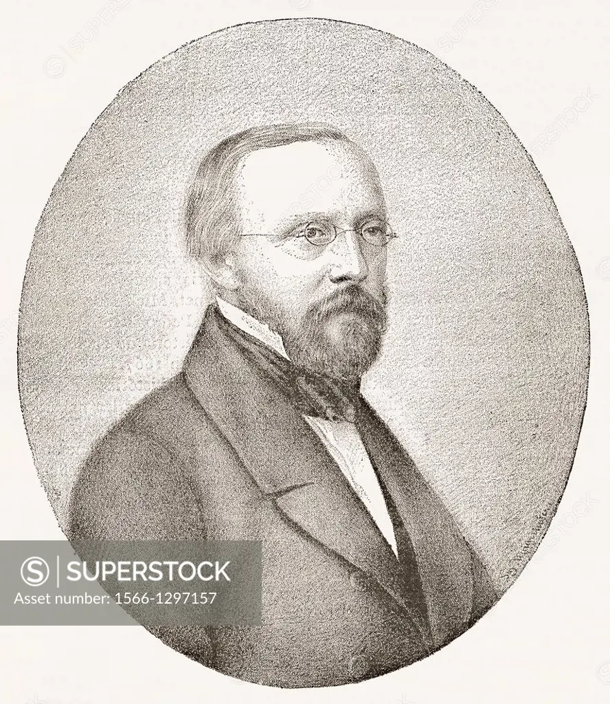 Rudolph Carl Virchow, 1821 - 1902. German doctor, anthropologist, pathologist, prehistorian, biologist and politician. From Nuestro Siglo, published 1...