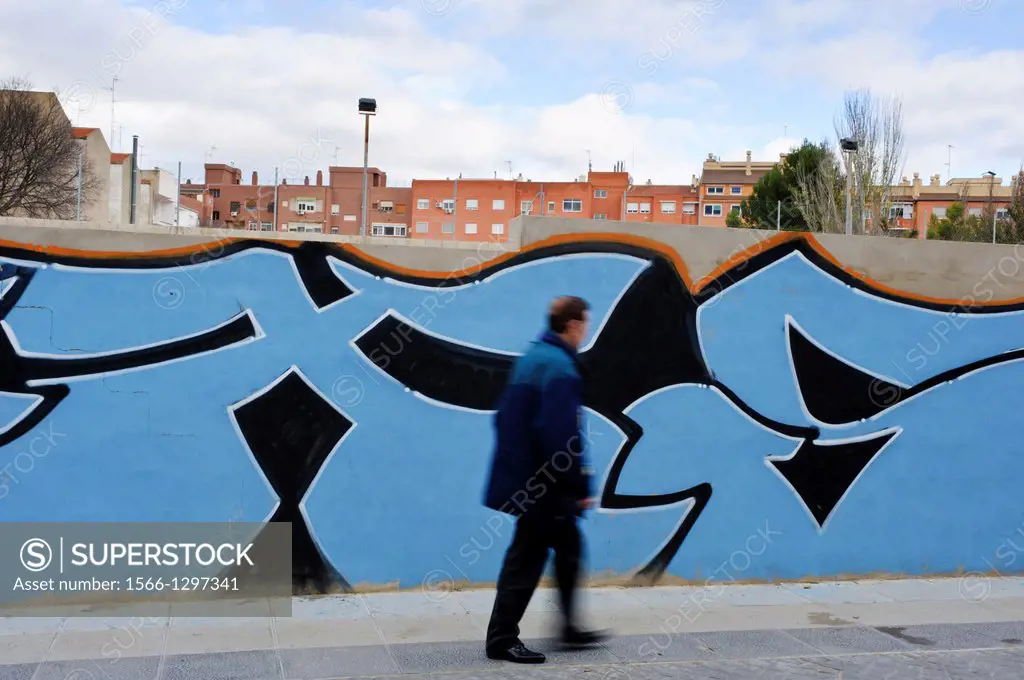 Graffiti. Colegio Episcopal. Almansa. Albacete. Spain.