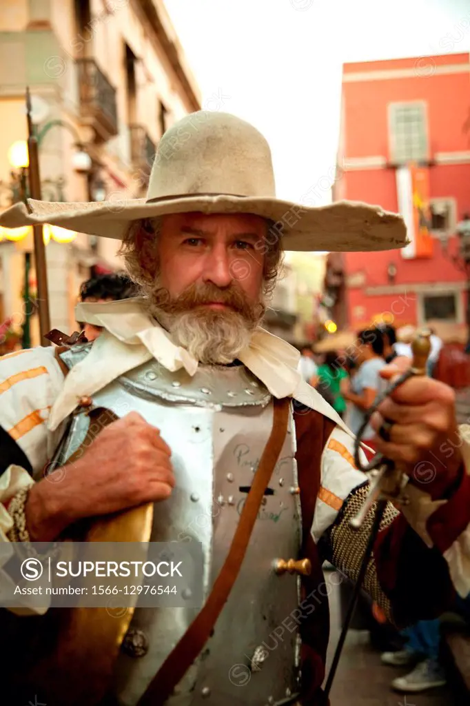 Don Quijote, Cervantes Festival, Guanajuato, Mexico