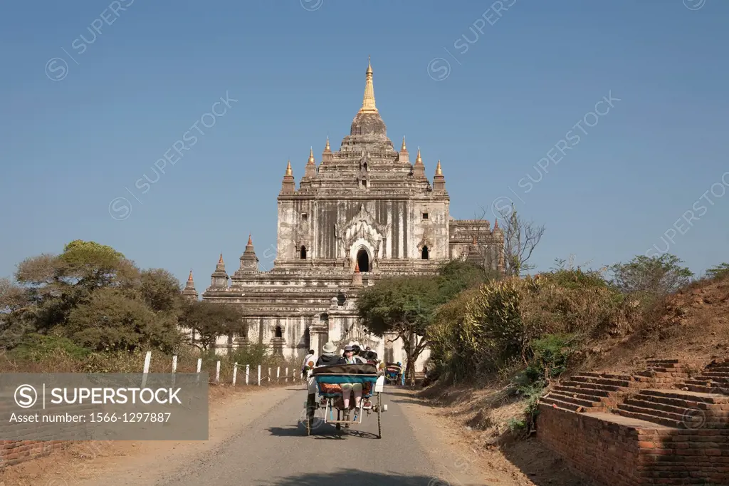 Thatbyinnyu Temple, Old Bagan, Bagan, Myanmar, (Burma).