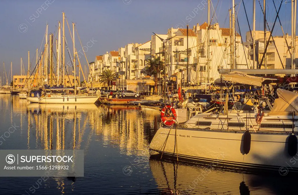 Port, Almerimar. Almeria province, Andalucia, Spain.