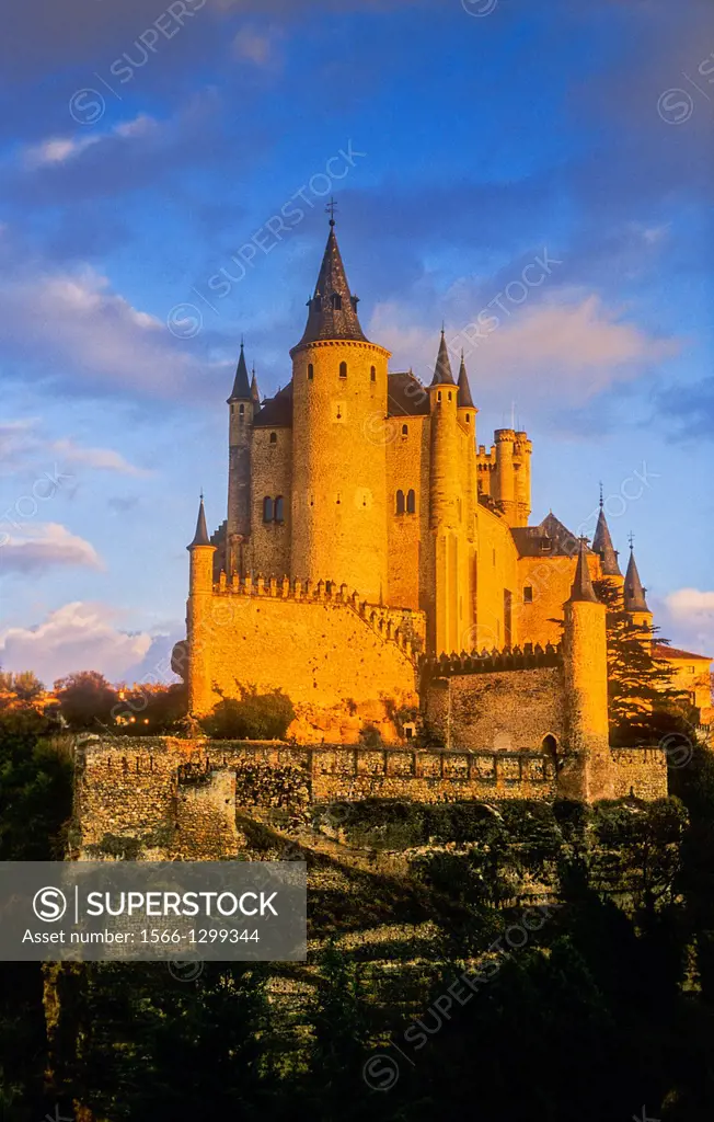 Alcazar, Segovia, Castilla-Leon, Spain.