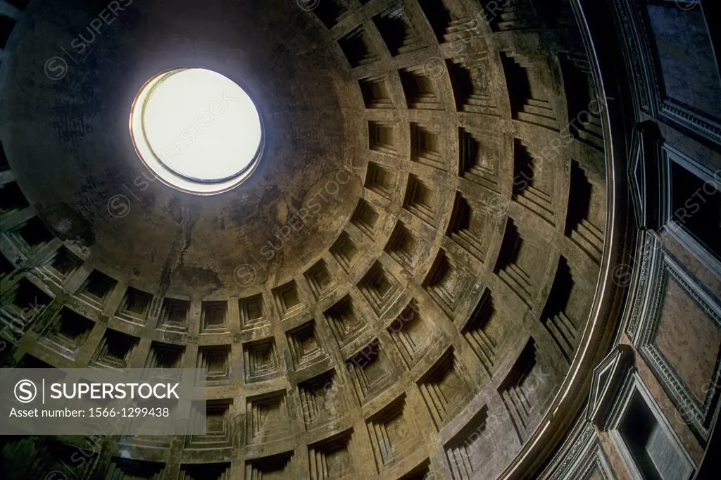 Pantheon,interior, Rome, Italy.