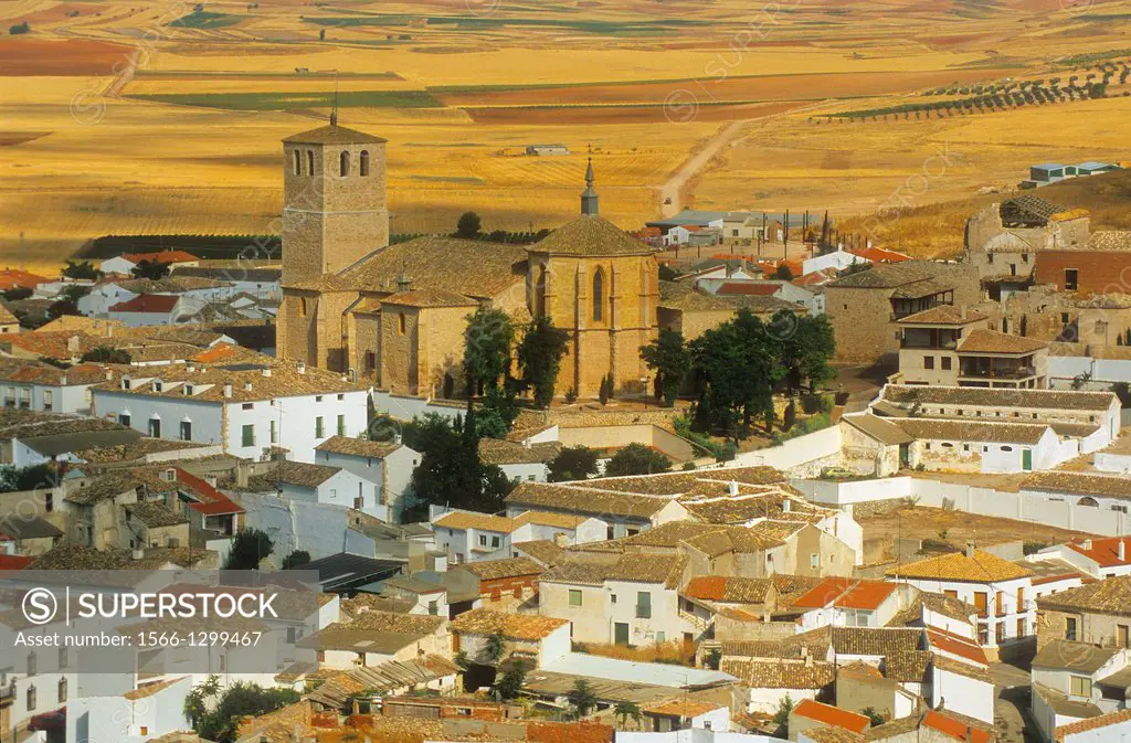 Belmonte,Collegiate church of San Bartolome ,Cuenca province,Castilla La Mancha,the route of Don Quixote, Spain.