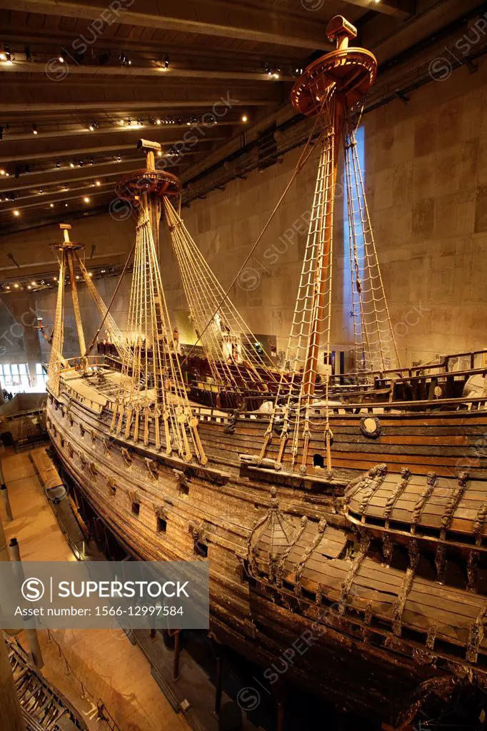 Vasa (ship) Museum in Stockholm, Sweden.