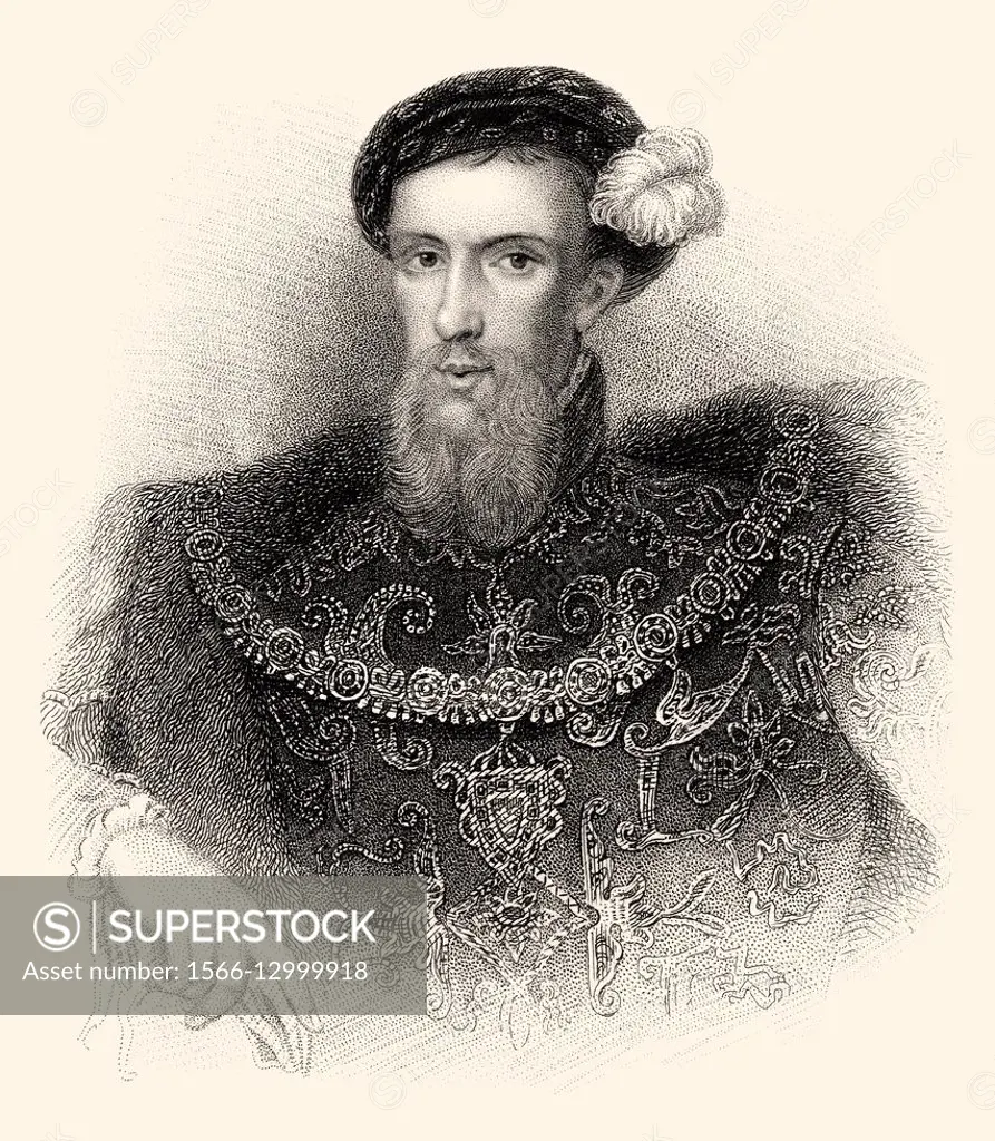 Henry Howard, Earl of Surrey, 1516 - 1547, an English poet,.