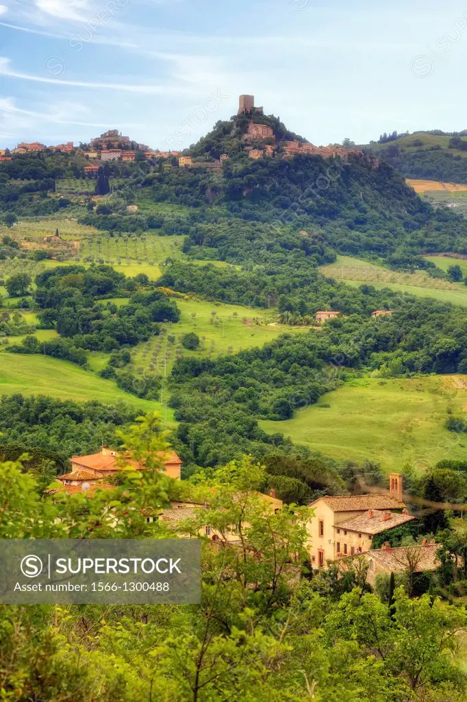 Castiglione d´Orcia, Rocca d´Orcia, Siena, Toscana, Italy.