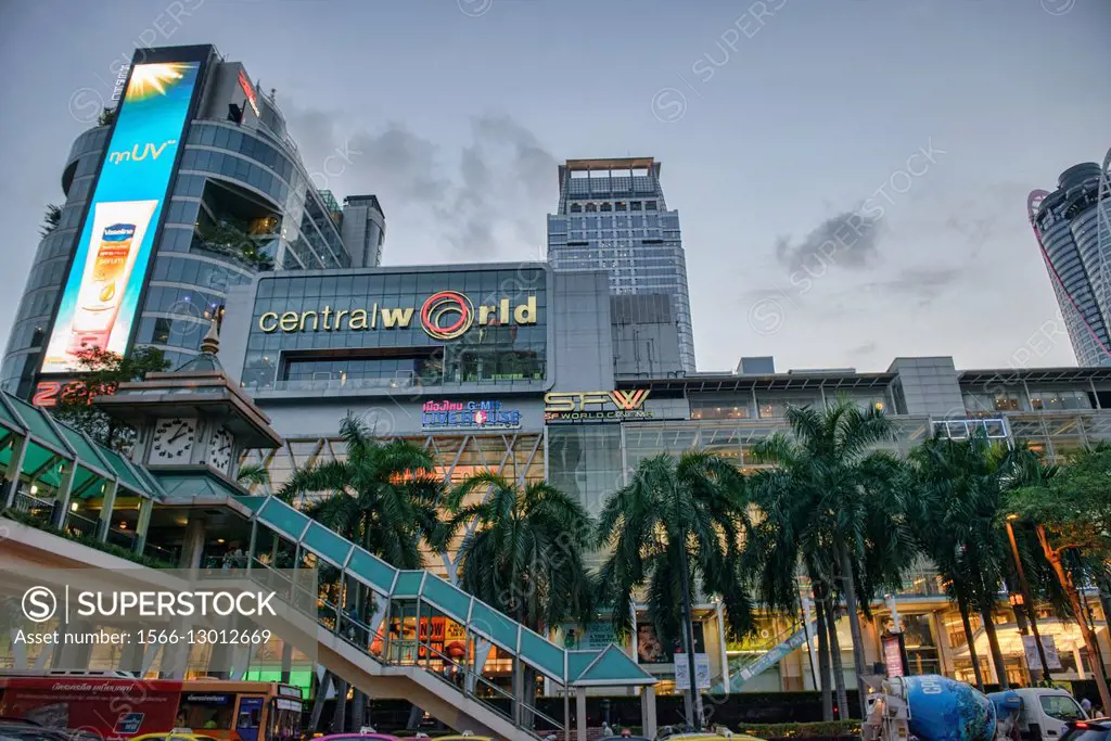 Central World Shopping Mall in Bangkok, Thailand.