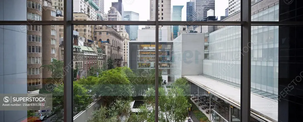 USA, New York, New York City. Manhattan, Midtown, Museum of Modern Art (MoMA), the Sculpture Garden