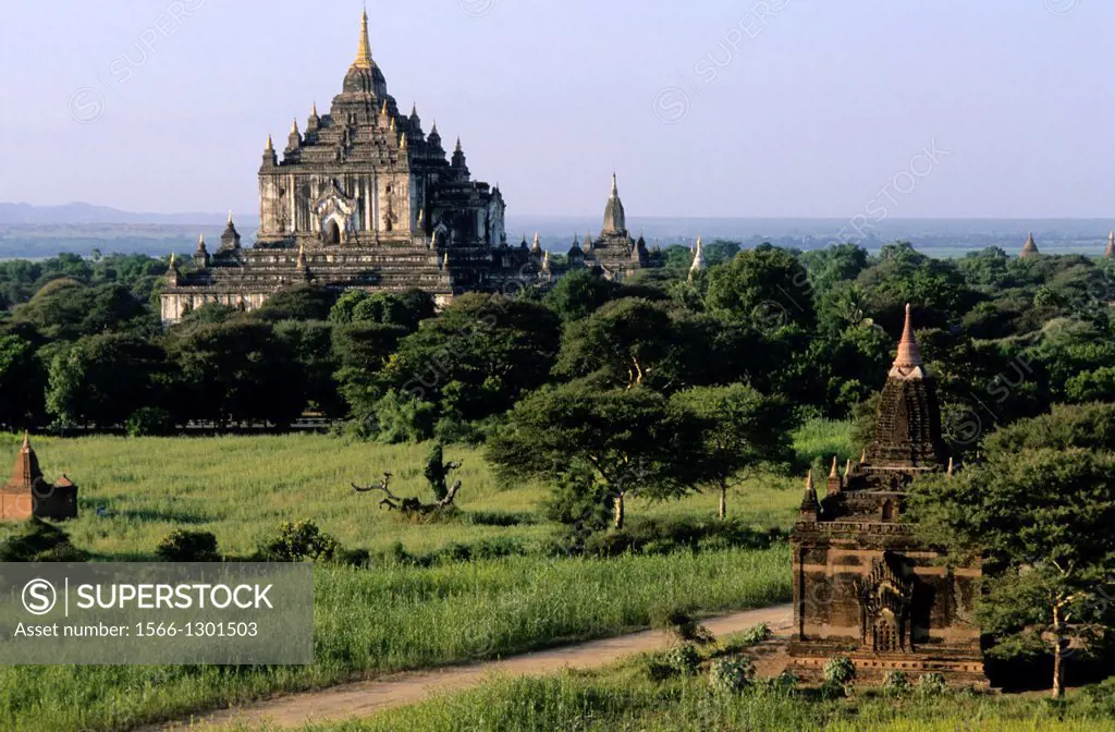 View of the temples of Bagan