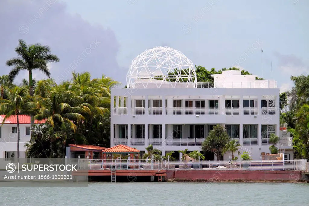 Florida, Miami Beach, Biscayne Bay, water, mansion, Hibiscus Island, 25 North Hibiscus Drive, waterfront, former home, celebrity, Ricky Martin, geodes...