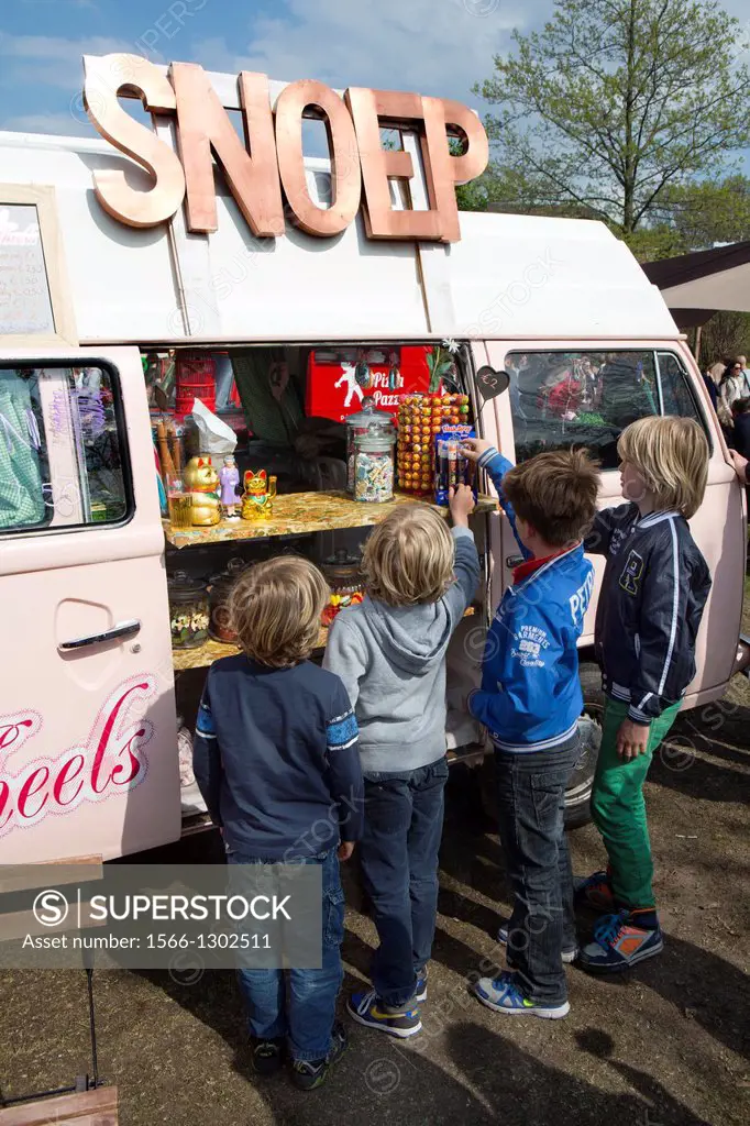 food carts festival in Holland.