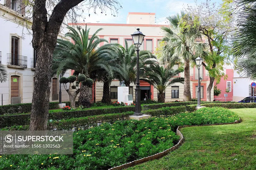 Garden square. Almeria, Spain
