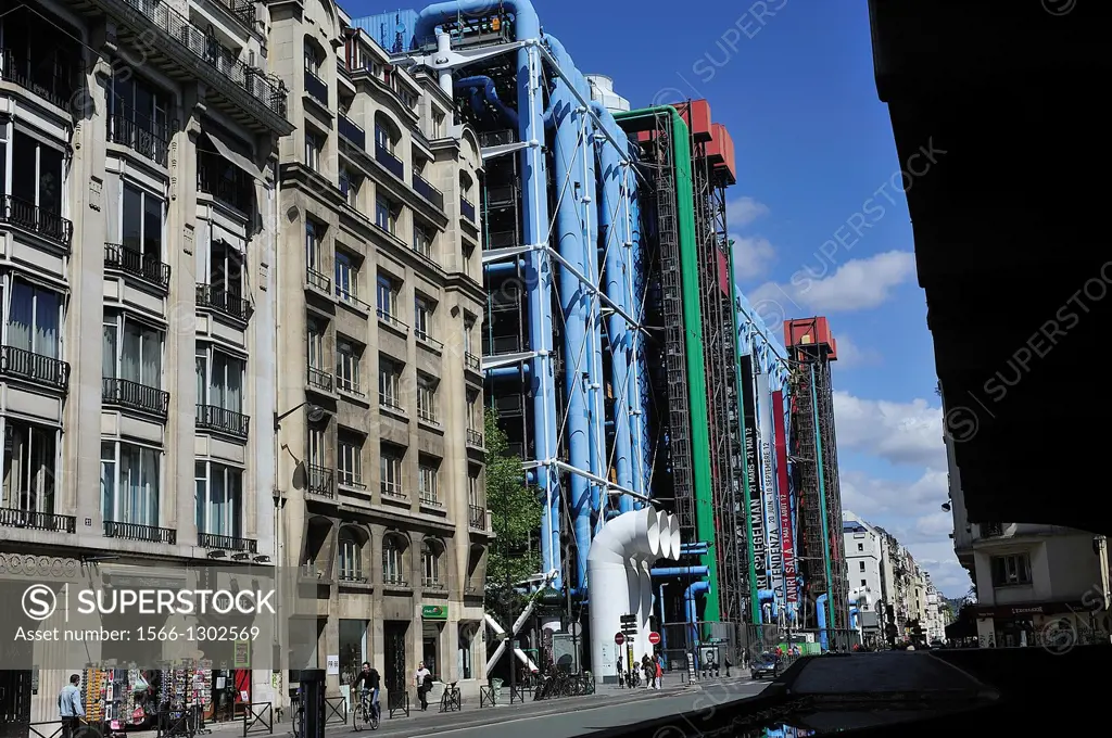 Pompidou Center. Paris, France