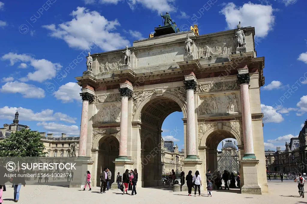 Carrousel Arch. Paris, France