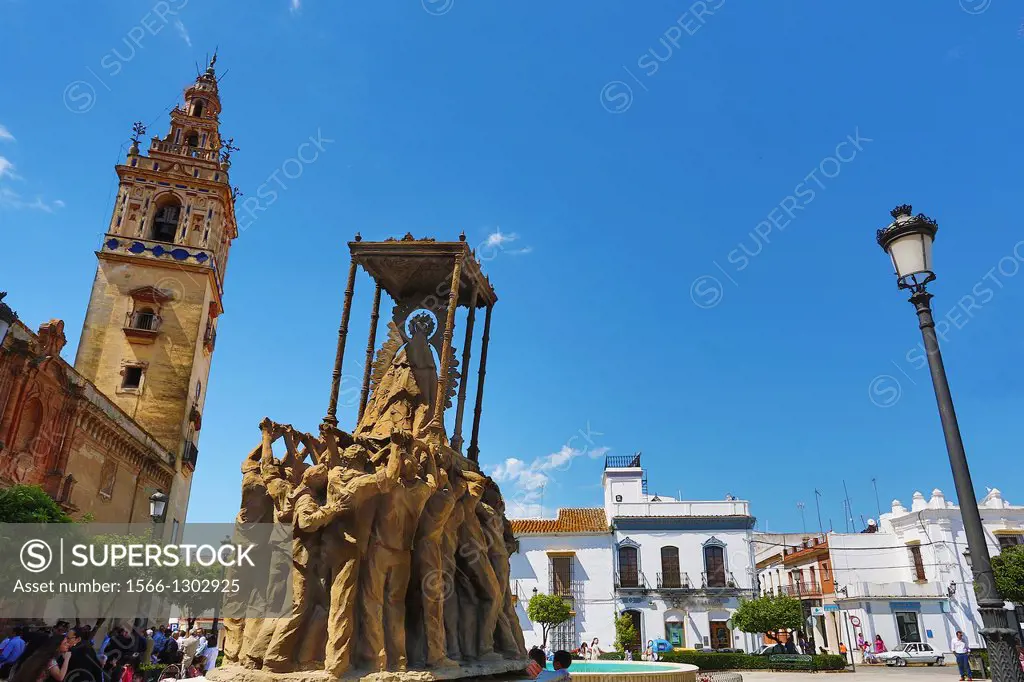 Spain , Andalucia Region,Huelva Province , Moger City , Main Square.