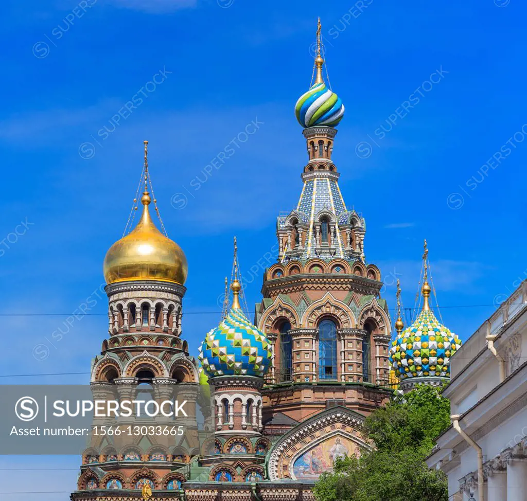 Church of the Savior on Blood, Saint Petersburg, Russia.