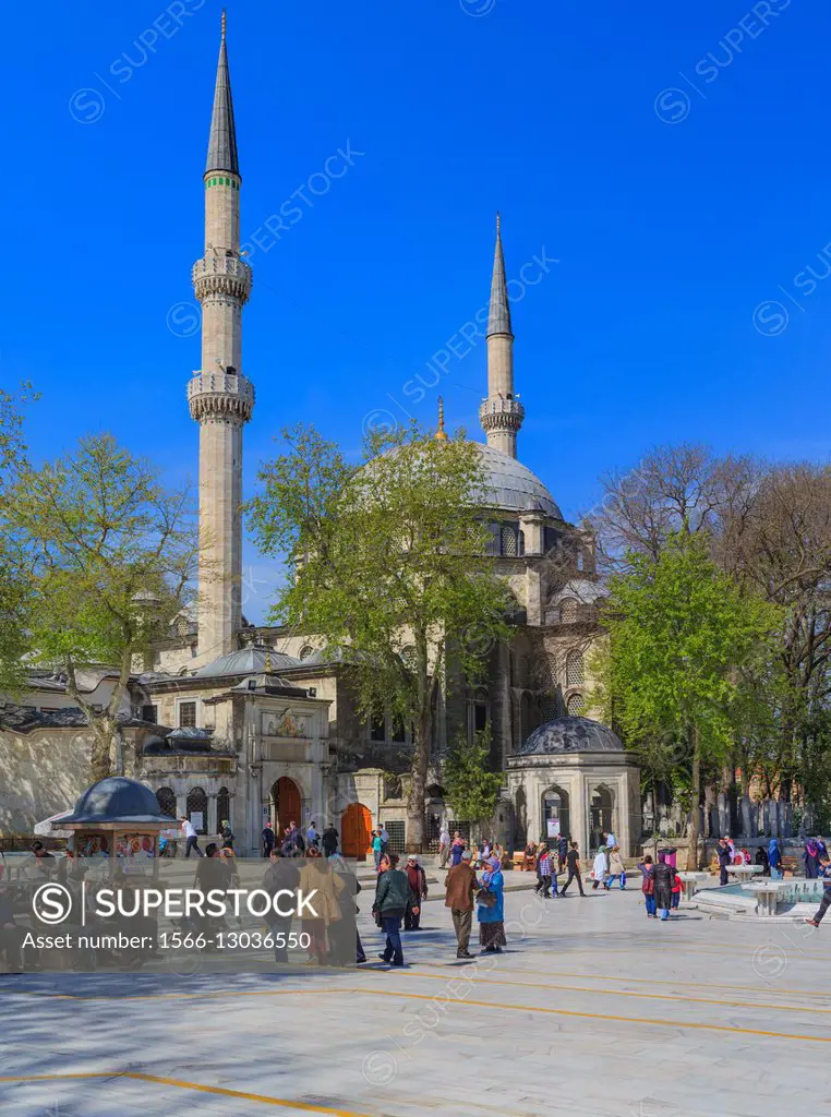 Eyup Sultan Mosque, Eyup, Istanbul, Turkey.