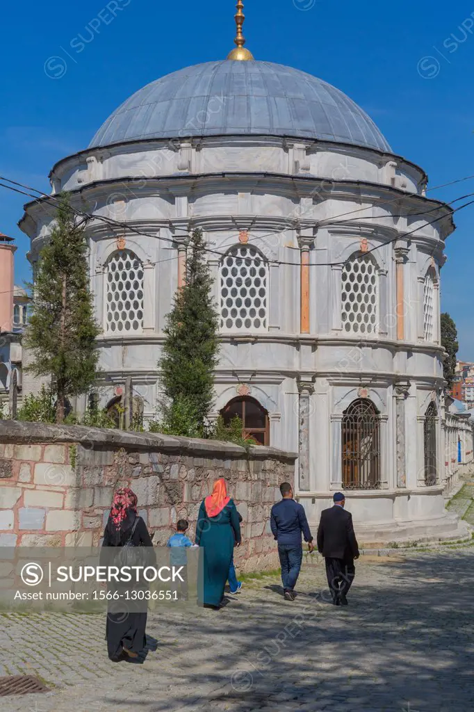 Eyup Sultan Mosque complex, Eyup, Istanbul, Turkey.