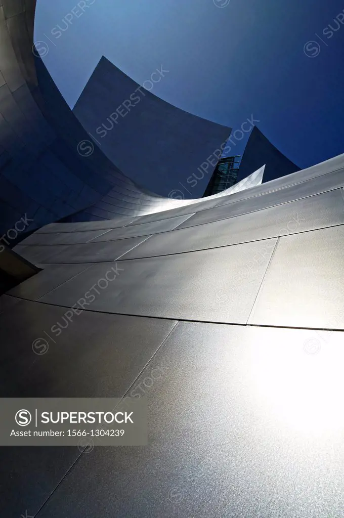 Walt Disney Concert Hall by Frank Gehry in Los Angeles.