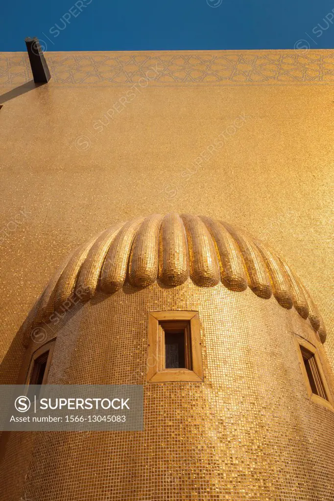 Qatar, Doha, Katara Cultural Center, the Gold Mosque.