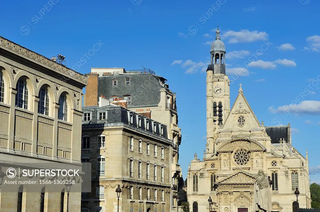 Church of Saint Etienne du Mont. Paris, France.