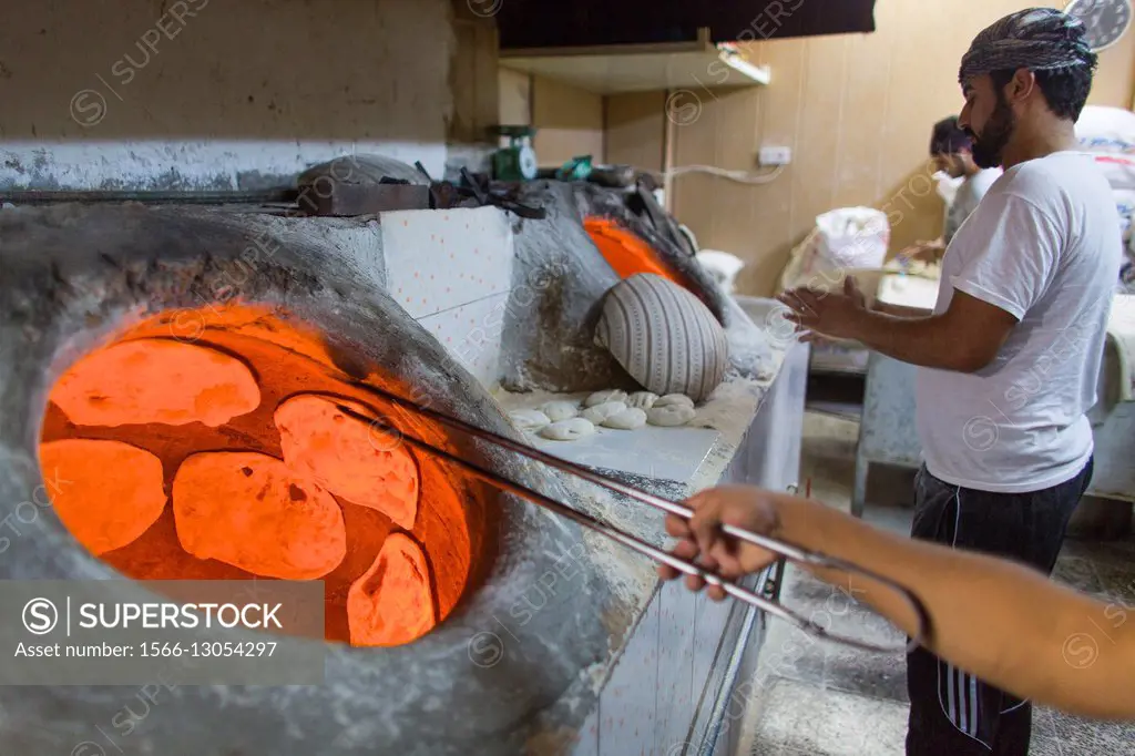 bread baked in a clay oven in Northern Iraq.