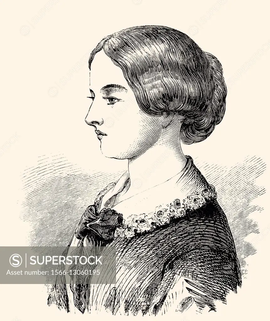 Florence Nightingale, 1820-1910, an English social reformer and the founder of modern nursing,.