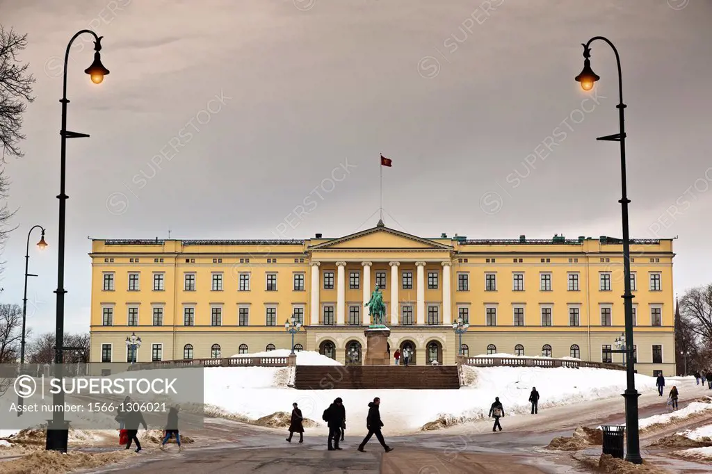 real palace in oslo. norway.