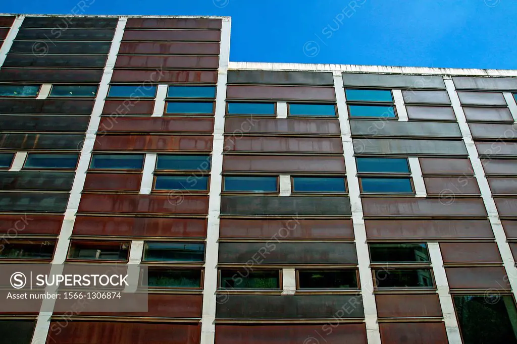 windows, L'Auditori, music auditorium, 1999, arch. Rafael Moneo, Barcelona, Catalonia, Spain