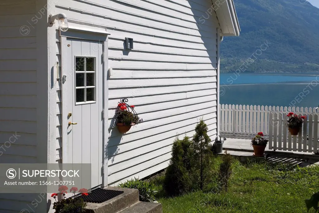 Solvorn fjord in norway.