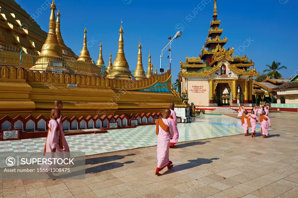 Myanmar (Burma), Pegu or Bago, Shwemawdaw pagoda.