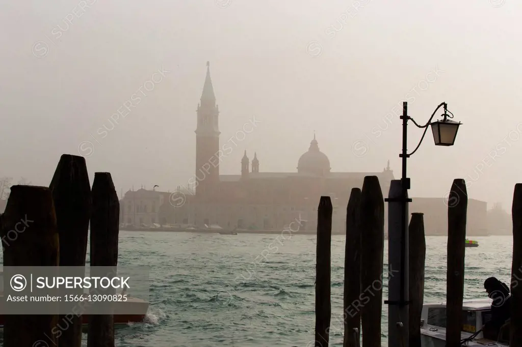 Venice in the fog