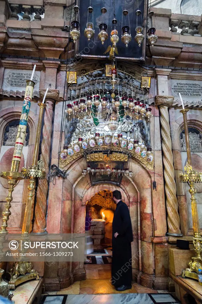 Church of the Holy Sepulchre in the old city, Jerusalem, Israel.
