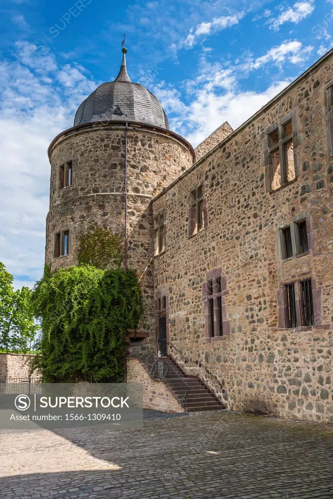 Historic Sababurg (Sleeping Beauty´s Castle) on the German Fairy Tale Route, Hesse, Germany, Europe