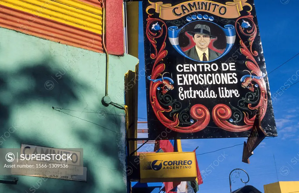 Caminito street. Boca district. Buenos Aires. Argentina