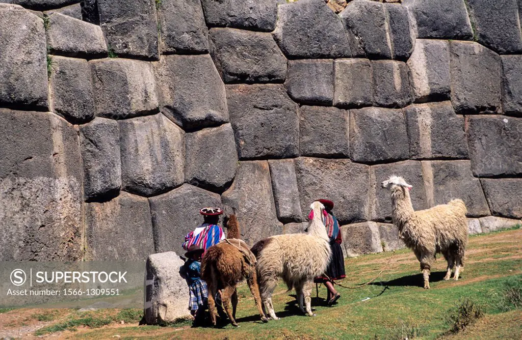 Saqsayhuaman, inca fortification. Sacred Valley. Cuzco area. Peru