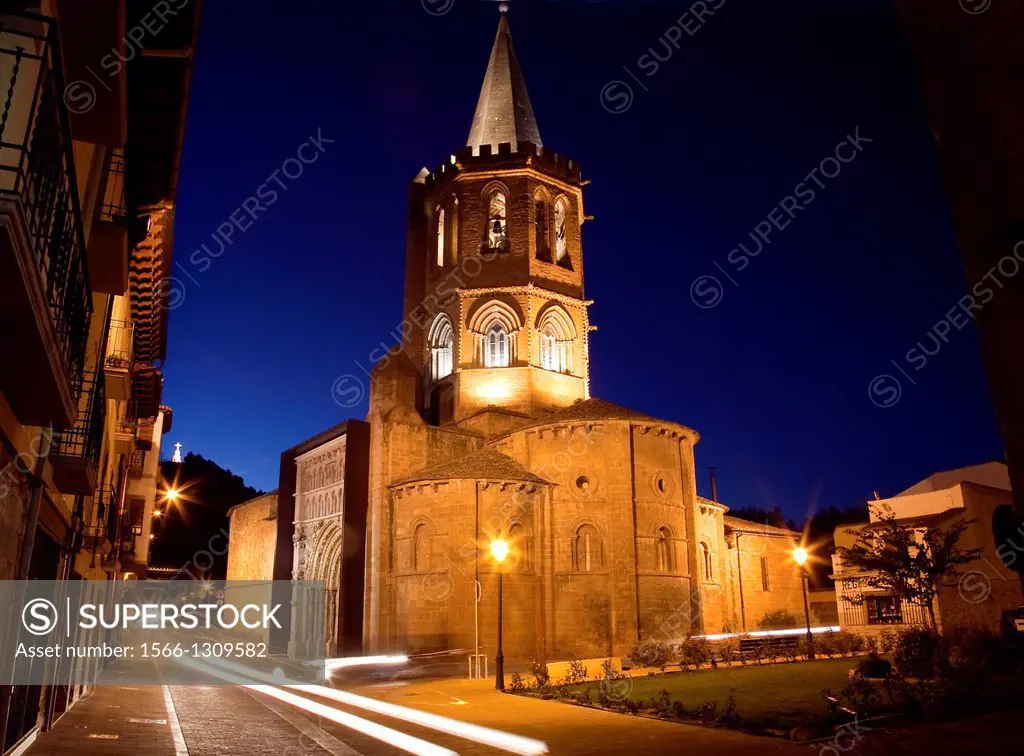 Santa Maria la Real church, Sangüesa, Navarre. Spain