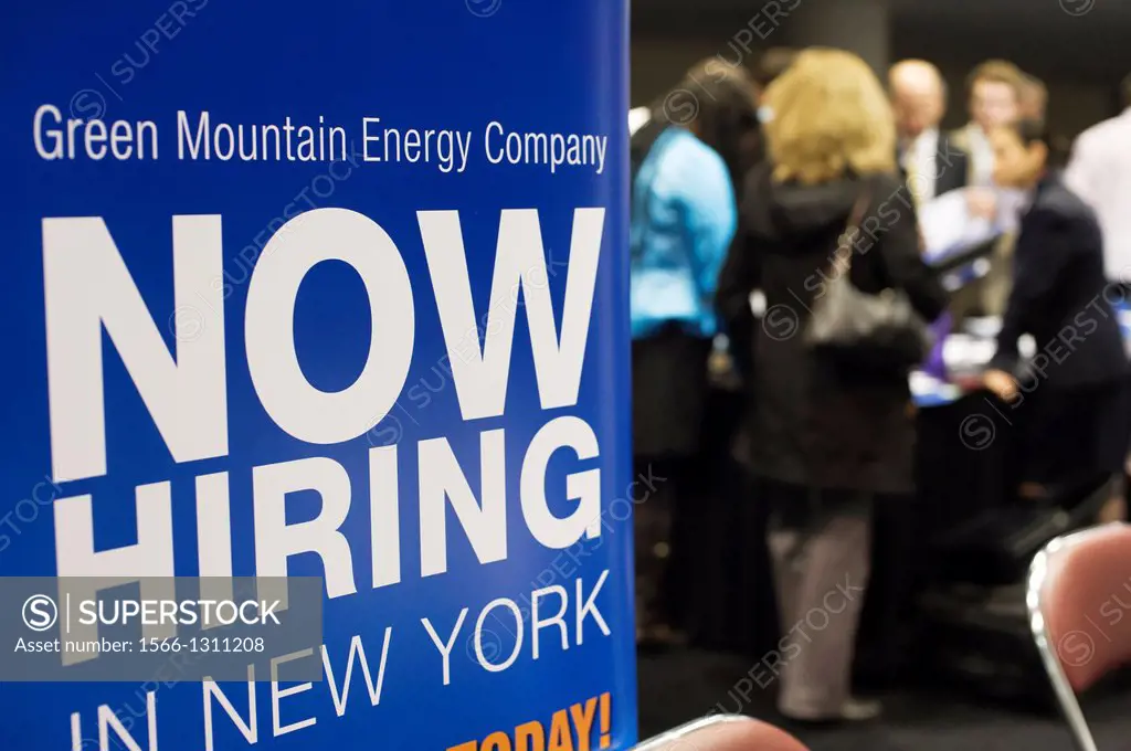 Job seekers attend the Putting America Back to Work Job Fair at the Jacob Javits Convention Center in New York