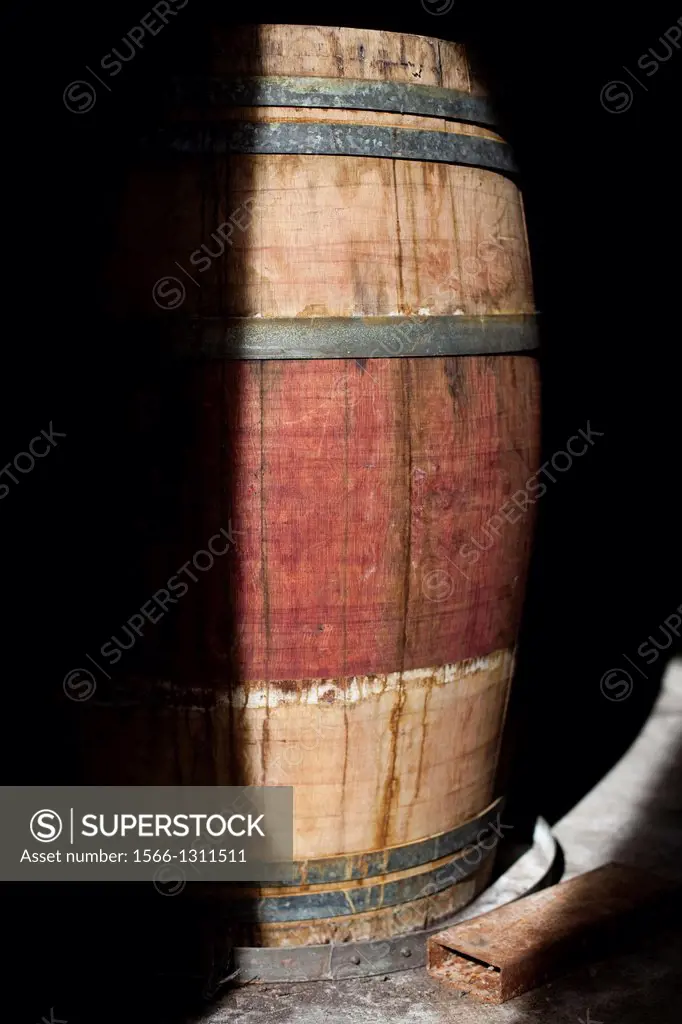 Barrel of wine.