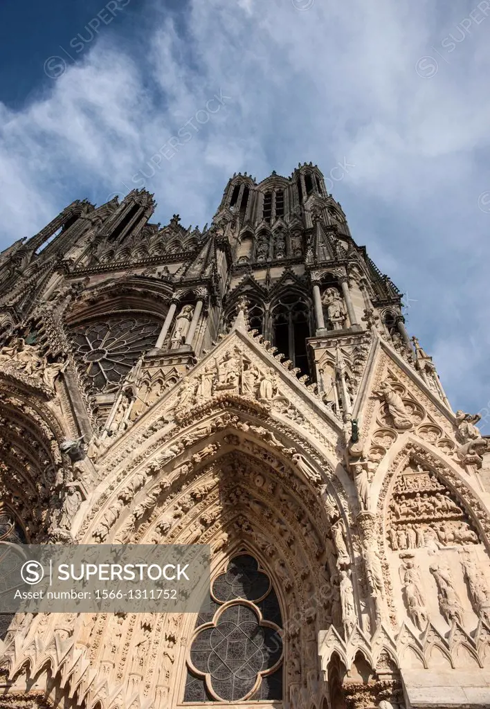 France, Notre-Dame de Reims, Reims Cathedral.