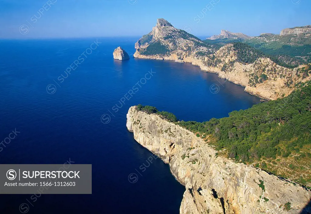 Coastline. Formentor Cape, Mallorca island, Balearic Islands, Spain.